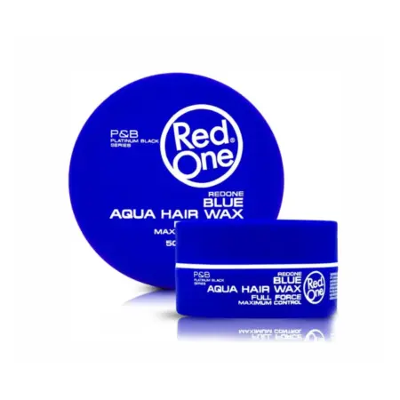 Red One Hair Styling Aqua Hair Wax Blue 50ml